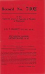 L. R. T. Garrett, t/a Garrett and Company, and Bank of Powhatan v. Ancarrow Marine, Inc., et al.
