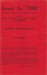 Cemetery Consultants, Inc. v. Gordon H. Ware