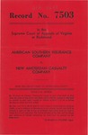 American Southern Insurance Company v. New Amsterdam Casualty Company
