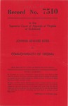 Johnnie Edward Estes v. Commonwealth of Virginia