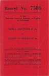Gene R. Armstrong, et al. v. County of Henrico, et al.