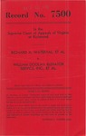 Richard A. Waterval, et al. v. William Doolan Elevator Service, Inc., and Washington Plate Glass Company, Inc.