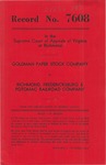 Goldman Paper Stock Company v. Richmond, Fredericksburg and Potomac Railroad Company