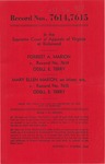 Forrest A. Marion v. Odell E. Terry; and, Mary Ellen Marion, an Infant, etc. v. Odell E. Terry