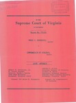 Bruce E. Bourgeois v. Commonwealth of Virginia