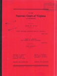 First National Exchange Bank of Virginia v. Peggy M. Johnson, a/k/a  Peggy Mitchell