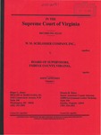 W. M. Schlosser Company, Inc. v. Board of Supervisors of Fairfax County, Virginia