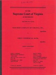 Weichert Company of Virginia, Inc. v. First Commercial Bank