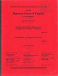 Board of Zoning Appeals of James City County v. University Square Associates