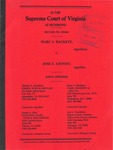 Marc S. Hackett v. Jose E. Leonzo and Arlington County