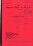 Commonwealth of Virginia v. Lewis Boyce Gray