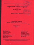 Ronald Dale Yeatts v. Edward W. Murray, Director, Virginia Department of Corrections