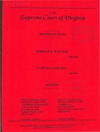 Norman E. Walton v. Capital Land, Inc.