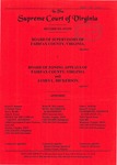 Board of Supervisors of Fairfax County, Virginia v. Board of Zoning Appeals of Fairfax County, Virginia and James L. Hickerson