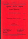 Darick Demorris Walker v. Commonwealth of Virginia