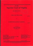 Carl Lee Williams v. Commonwealth of Virginia