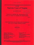 Vance W. Carter, Jr., Administrator of the Estate of Vance W. Carter, Sr., deceased v. Chesterfield County Health Commission d/b/a Lucy Corr Nursing Home