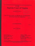 County of Giles and Board of Supervisors of Giles County, Virginia  v.  D. Chad Wines