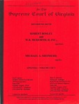 Robert Bosley and W.  B. Meredith, II, Inc. v. Michael A. Shepherd