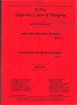 Gregory Michael Bloom v. Commonwealth of Virginia
