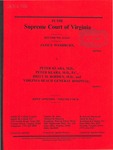 Janice Washburn v. Peter Klara, M.D., Peter Klara, M.D., P.C., Britt M. Borden, M.D., and Virginia Beach General Hospital