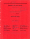 Commonwealth of Virginia v. Christopher Bruhn
