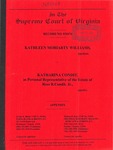 Kathleen Moriarty Williams v. Katharina Condit, as Personal Representative of the Estate of Ross R. Condit, Jr.