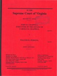 John R. Chappell, Executor of the Estate of Carole K. Chappell, deceased v. Walter H. Perkins