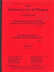 Elizabeth Ann Long Ryland, Executrix of the Estate of Polly E. Long v. Manor Care, Inc. and Manor Care of America, Inc.