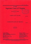 Karen Lynn Alger v. Commonwealth of Virginia