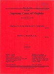 Fireman's Fund Insurance Company v. Betty L. Sleigh and Crystal A. Gibson