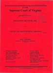 Shoosmith Brothers, Inc. v. County of Chesterfield, Virginia
