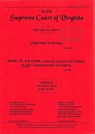 Lorenzo Townes v. Jerry W. Kilgore, Attorney General of Virginia, ex rel. Commonwealth of Virginia