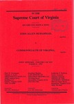 John Allen Muhammad v. Commonwealth of Virginia