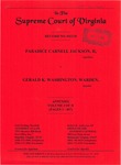 Paradice Carnell Jackson, II v. Gerald K. Washington, Warden, Buckingham Correctional Center